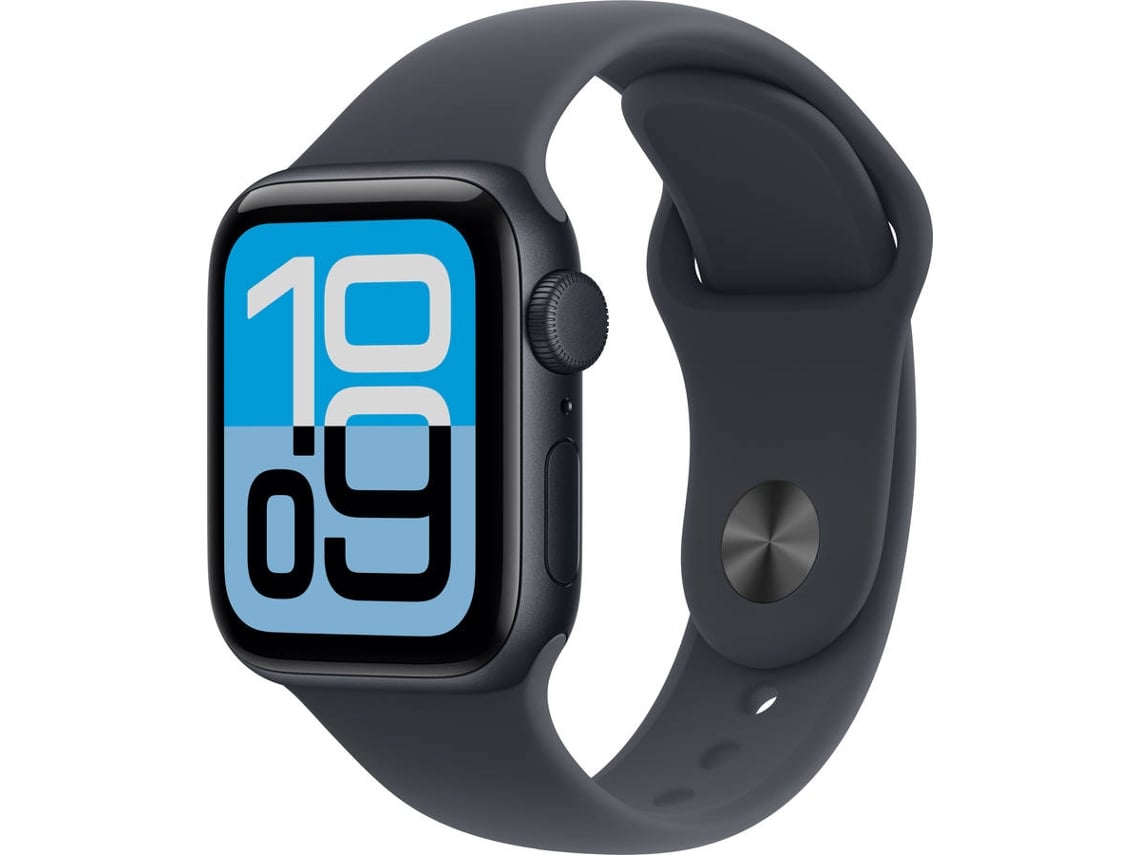 APPLE Watch SE 3 GPS 40 mm Meia-noite Alumínio com Bracelete Desportiva Meia-noite (Tamanho S/M)