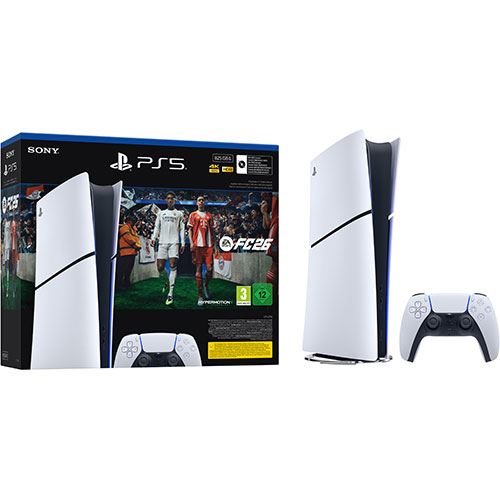 Sony PlayStation 5 Slim Digital Edition 825GB SSD + EA Sports FC 26 - Image 2